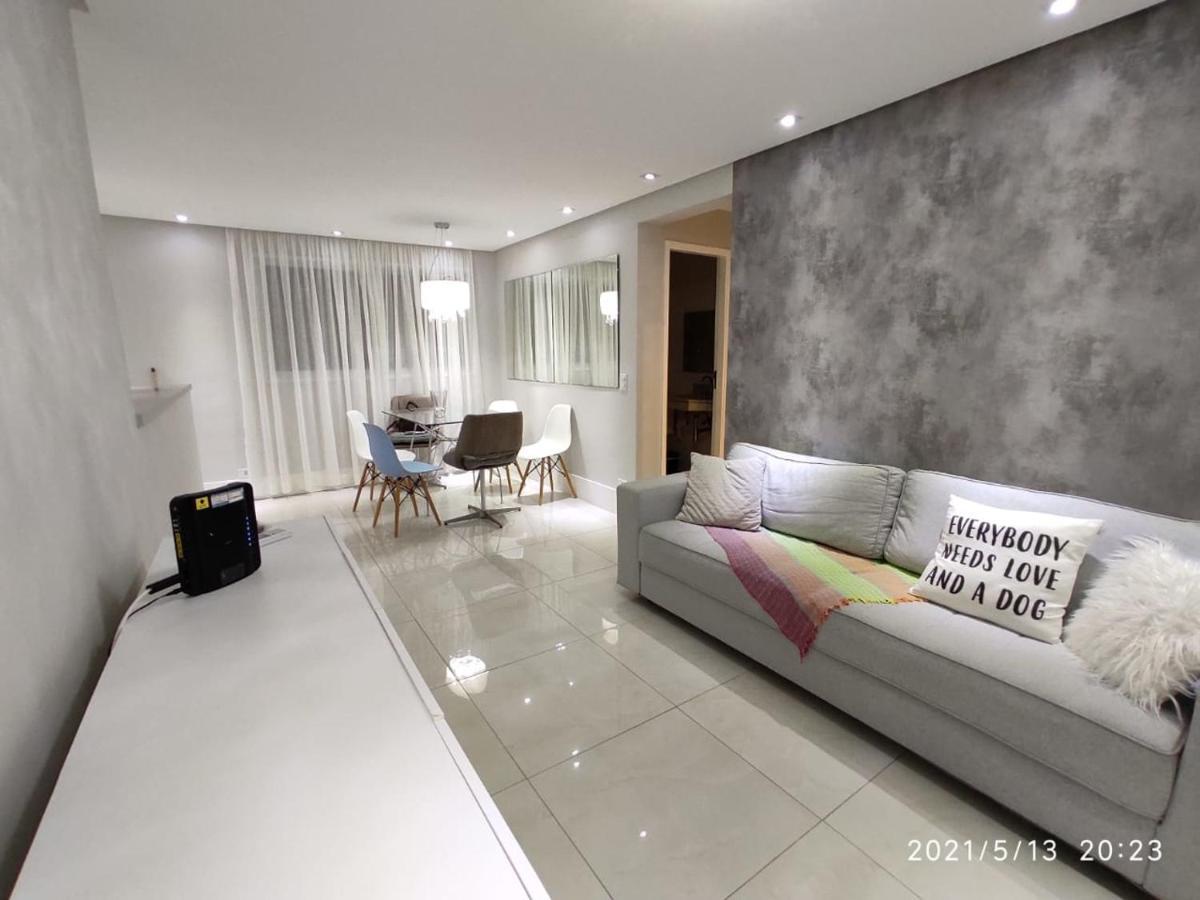 Apto Novo, 2 Quartos, Quadra Praia Em Santos. Apartman Santos  Kültér fotó